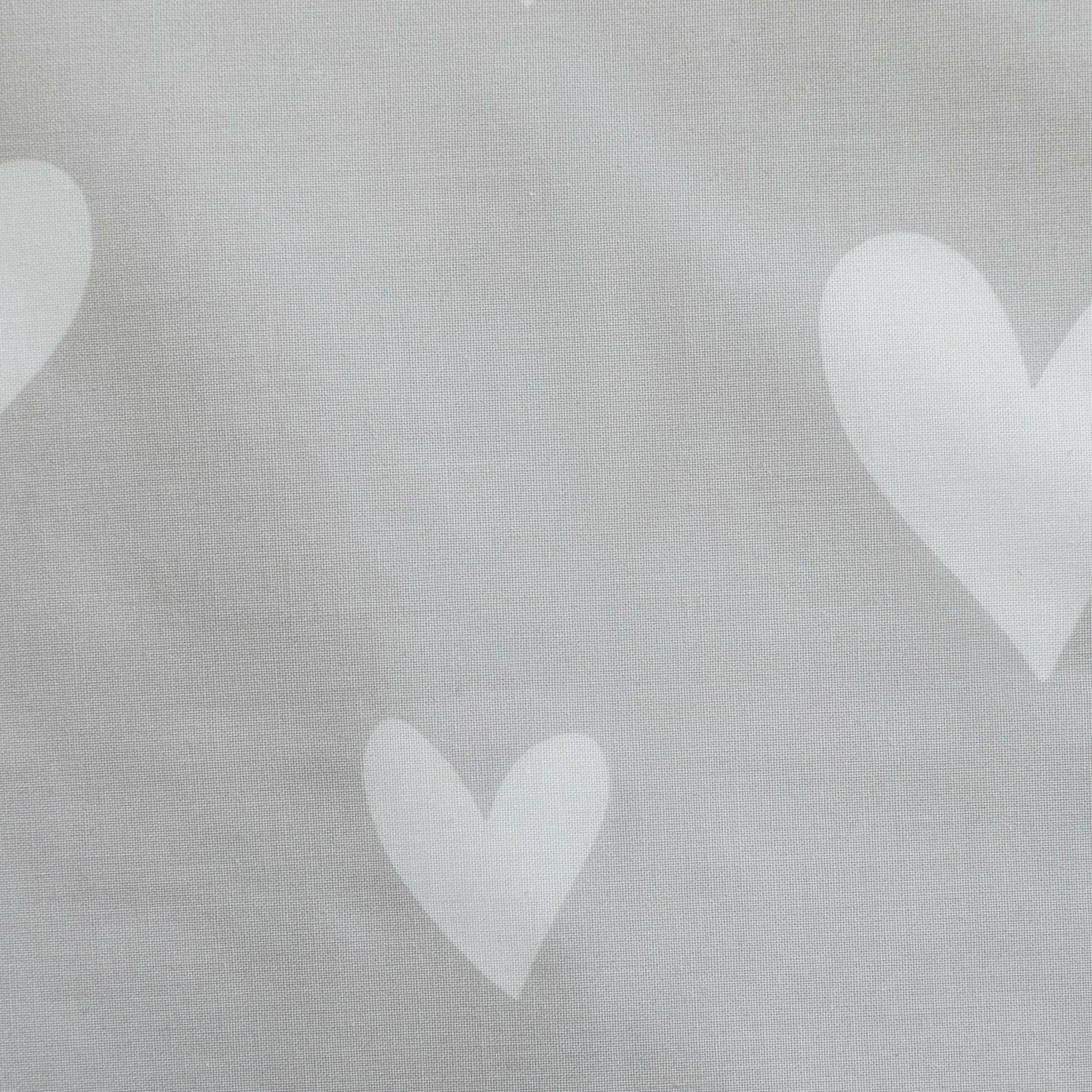 Habitat Hearts Grey & White Bedding Set - Single 2 Habitat Hearts Grey & White Bedding Set - Single - Image 2