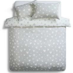 Habitat Hearts Grey & White Bedding Set - Single 12 Habitat Hearts Grey & White Bedding Set - Single -Habitat Sales Store 8291251 R Z004A