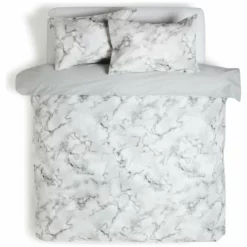 Habitat Marble White & Black Bedding Set - Single 10 Habitat Marble White & Black Bedding Set - Single -Habitat Sales Store 8343271 R Z002A