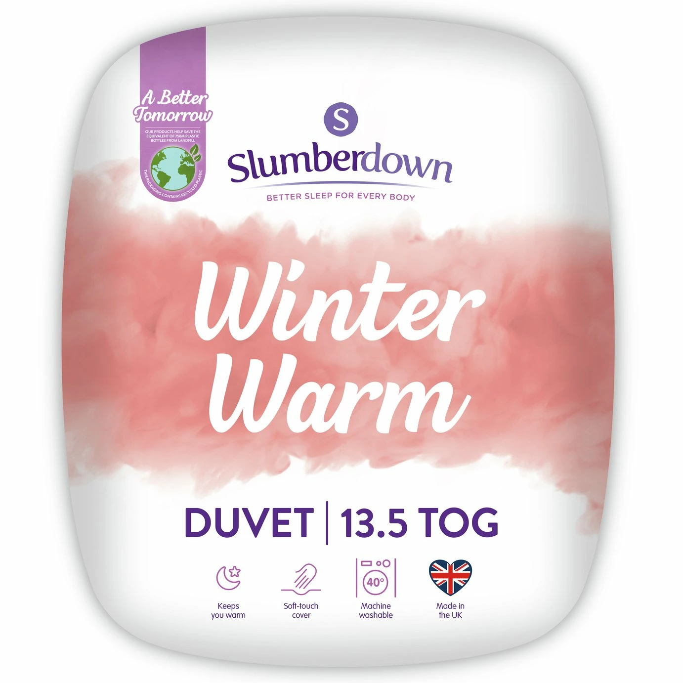 Slumberdown Winter Warm 13.5 Tog Duvet - Single 1 Slumberdown Winter Warm 13.5 Tog Duvet - Single