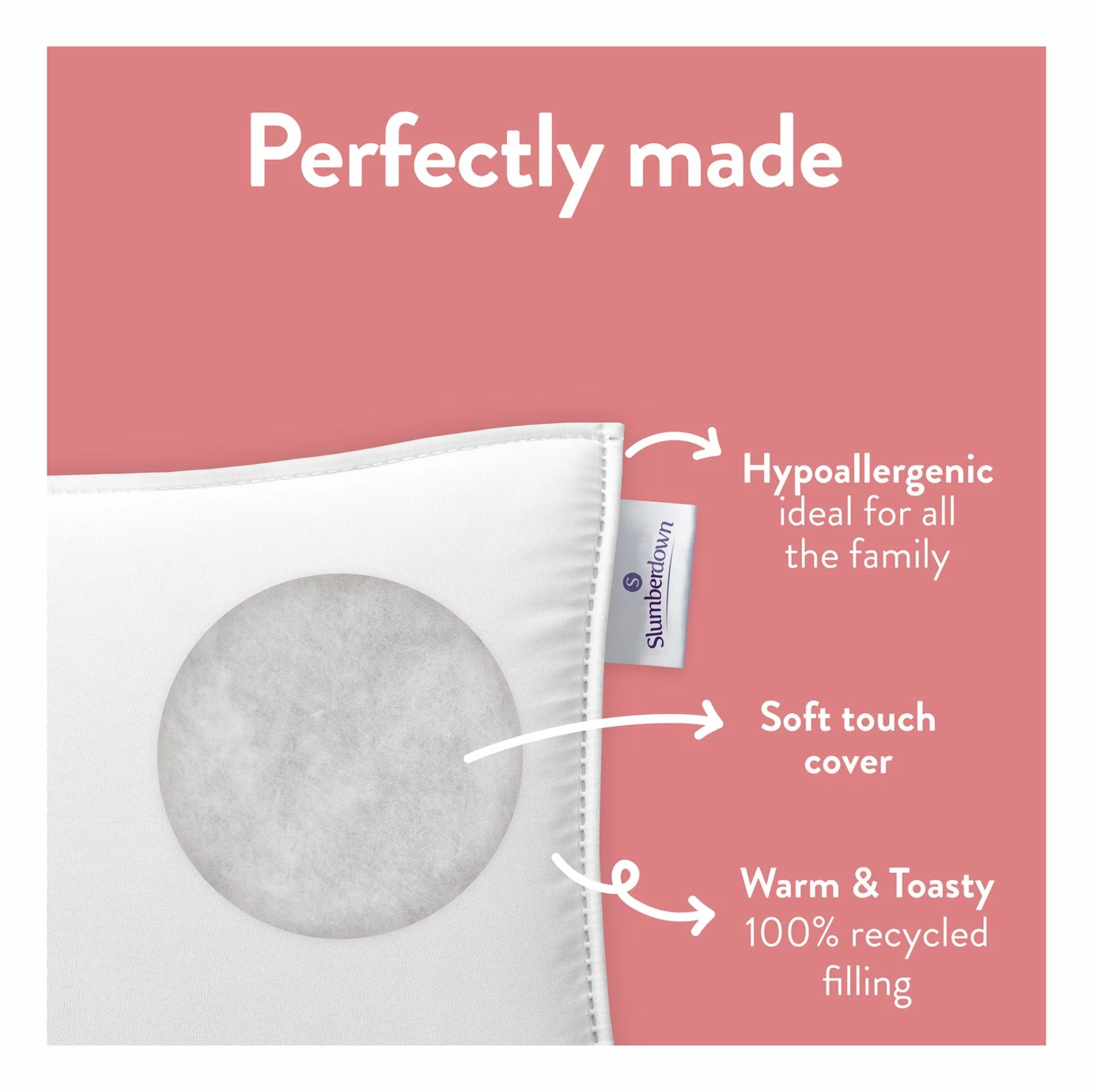 Slumberdown Winter Warm 13.5 Tog Duvet - Single 4 Slumberdown Winter Warm 13.5 Tog Duvet - Single - Image 4