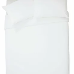Habitat Pure Cotton 200TC White Bedding Set - Double