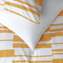 Habitat Stripe Mustard & White Bedding Set - Single 9 Habitat Stripe Mustard & White Bedding Set - Single -Habitat Sales Store 8442323 R Z003A