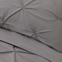 Habitat Hadley Pintuck Grey Bedding Set - Double 8 Habitat Hadley Pintuck Grey Bedding Set - Double -Habitat Sales Store 8477611 R Z003A