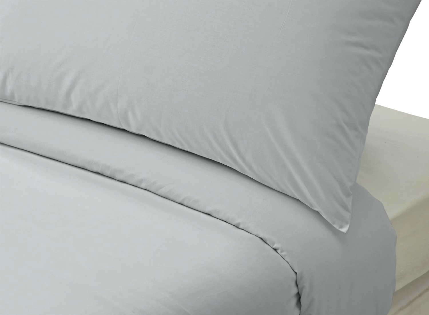 Habitat Pure Cotton 200TC Grey Bedding Set - Double 3 Habitat Pure Cotton 200TC Grey Bedding Set - Double - Image 3