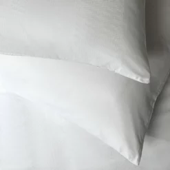 Habitat Cotton 300TC Waffle Striped White Bedding Set-Double -Habitat Sales Store 8612483 R Z003A