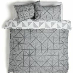 Habitat Stockholm Diamond Dash Grey Bedding Set - Single 10 Habitat Stockholm Diamond Dash Grey Bedding Set - Single -Habitat Sales Store 8671022 R Z002A