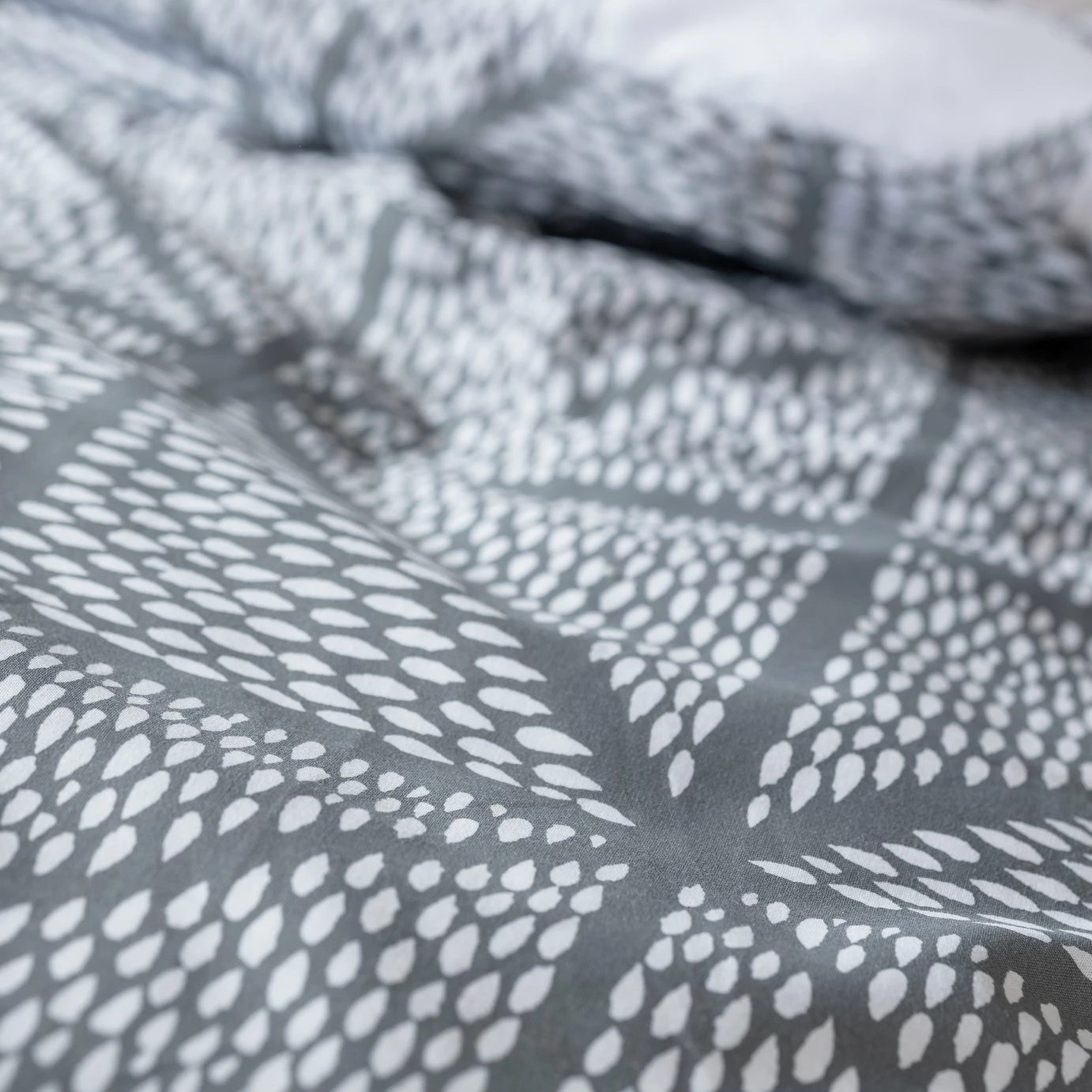 Habitat Stockholm Diamond Dash Grey Bedding Set - Single 7 Habitat Stockholm Diamond Dash Grey Bedding Set - Single - Image 7