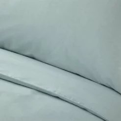 Habitat Cotton Rich Plain Duck Egg Bedding Set - Single -Habitat Sales Store 8675279 R Z003A