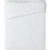 Habitat Cotton Rich Plain White Bedding Set - Single