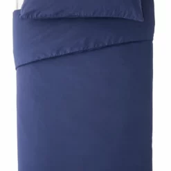 Habitat Cotton Rich Plain Navy Bedding Set - Single