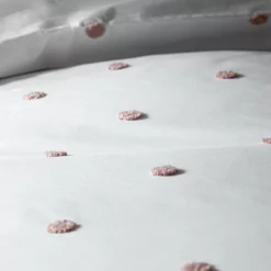 Habitat Tufted Spot Blush Pink Bedding Set - Single 10 Habitat Tufted Spot Blush Pink Bedding Set - Single -Habitat Sales Store 8741897 R Z004A