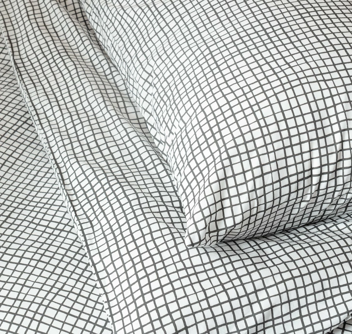 Habitat Cotton Willow Black & White Bedding Set - Double 4 Habitat Cotton Willow Black & White Bedding Set - Double - Image 4