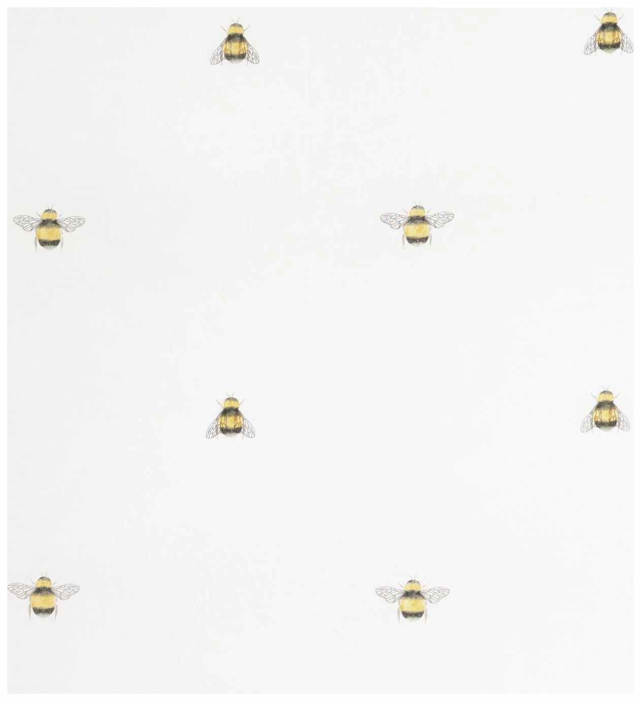 Habitat Hideaway Bee Print White Bedding Set - Single 2 Habitat Hideaway Bee Print White Bedding Set - Single - Image 2