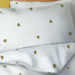 Habitat Hideaway Bee Print White Bedding Set - Single 9 Habitat Hideaway Bee Print White Bedding Set - Single -Habitat Sales Store 8887720 R Z004A