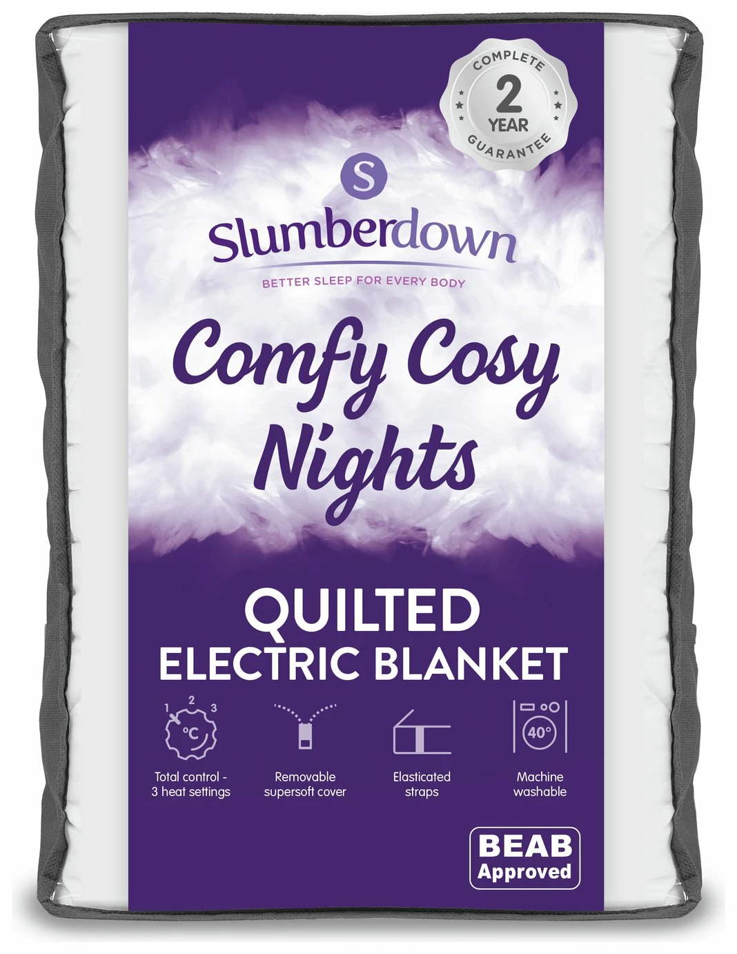 Slumberdown Warm And Cosy Electric Underblanket - Single 1 Slumberdown Warm And Cosy Electric Underblanket - Single