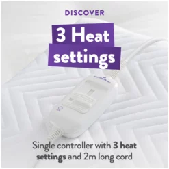 Slumberdown Warm And Cosy Electric Underblanket - Single 15 Slumberdown Warm And Cosy Electric Underblanket - Single -Habitat Sales Store 8888602 R Z004A