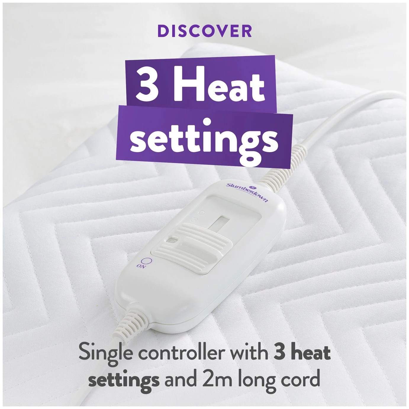 Slumberdown Warm And Cosy Electric Underblanket - Single 4 Slumberdown Warm And Cosy Electric Underblanket - Single - Image 4