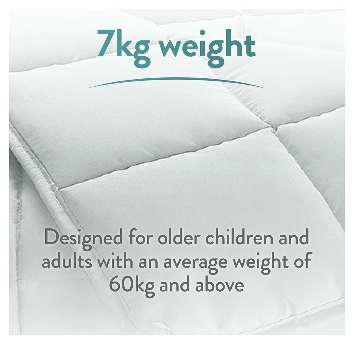 Slumberdown Wellbeing Weighted Adults Blanket - 7kg 7 Slumberdown Wellbeing Weighted Adults Blanket - 7kg - Image 7