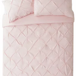 Habitat Hadley Pintuck Blush Pink Bedding Set - Double 7 Habitat Hadley Pintuck Blush Pink Bedding Set - Double -Habitat Sales Store 9161397 R Z002A