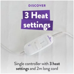 Slumberdown Essentials Electric Underblanket - Small Double -Habitat Sales Store 9169131 R Z003A