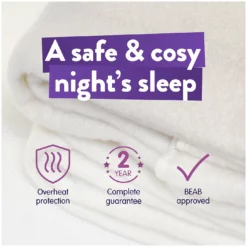 Slumberdown Essentials Electric Underblanket - Small Double -Habitat Sales Store 9169131 R Z011A