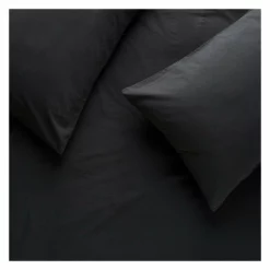 Habitat Washed Plain Charcoal Fitted Sheet - Double 5 Habitat Washed Plain Charcoal Fitted Sheet - Double -Habitat Sales Store 9230280 R Z002A
