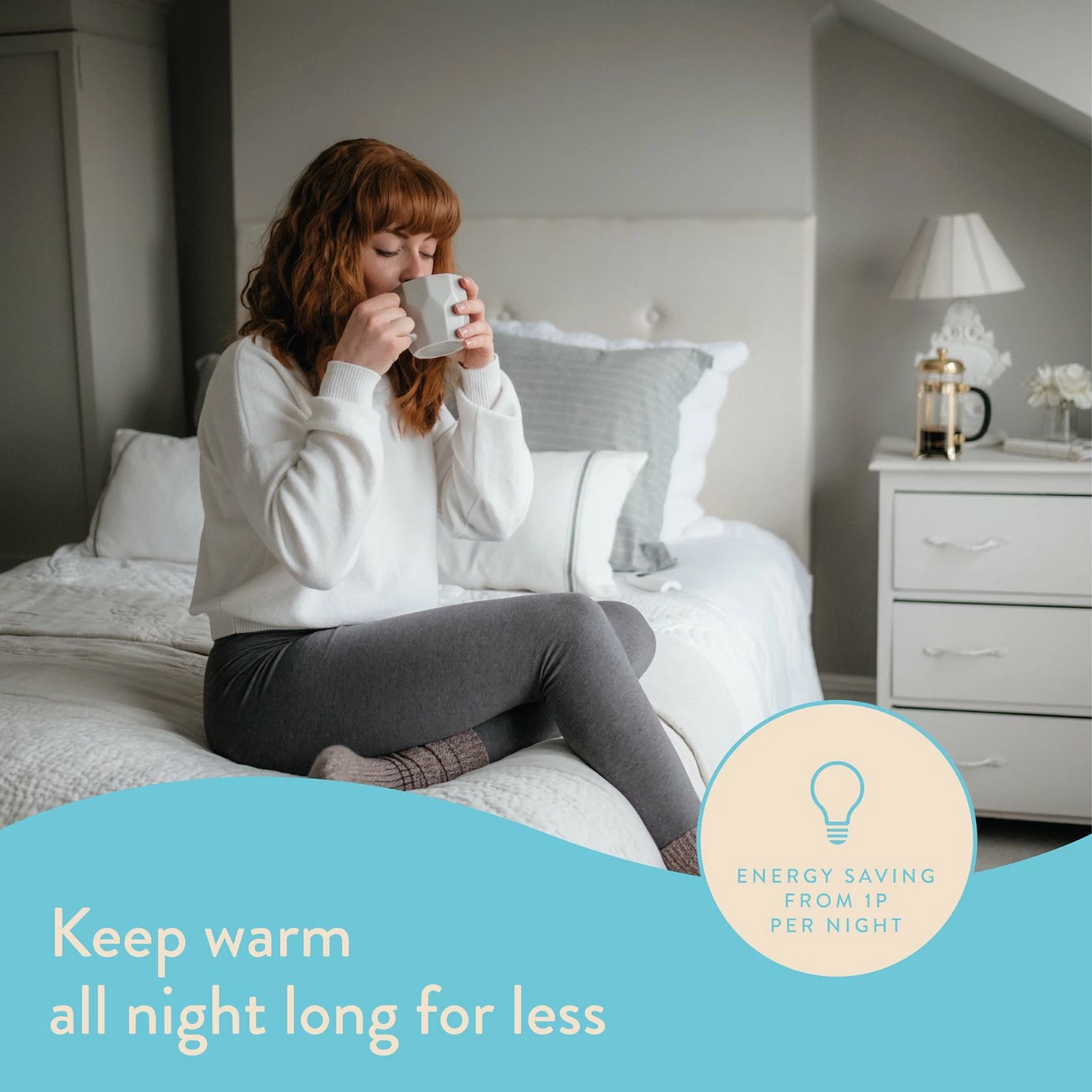 Dreamland Antibacterial Heated Underblanket - Single 3 Dreamland Antibacterial Heated Underblanket - Single - Image 3