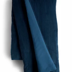 Habitat Studio Ribbed Throw - Navy Blue