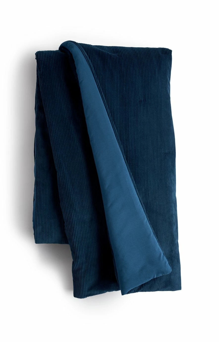 Habitat Studio Ribbed Throw - Navy Blue 1 Habitat Studio Ribbed Throw - Navy Blue