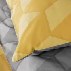 Habitat Industrial Geo Grey Reversible Bedding Set - Single -Habitat Sales Store 9281318 R Z003A