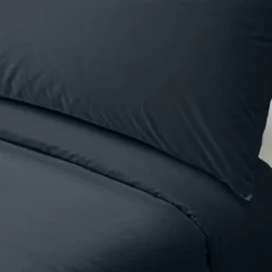 Habitat Pure Cotton 200TC Navy Bedding Set - Double 5 Habitat Pure Cotton 200TC Navy Bedding Set - Double -Habitat Sales Store 9359518 R Z003A