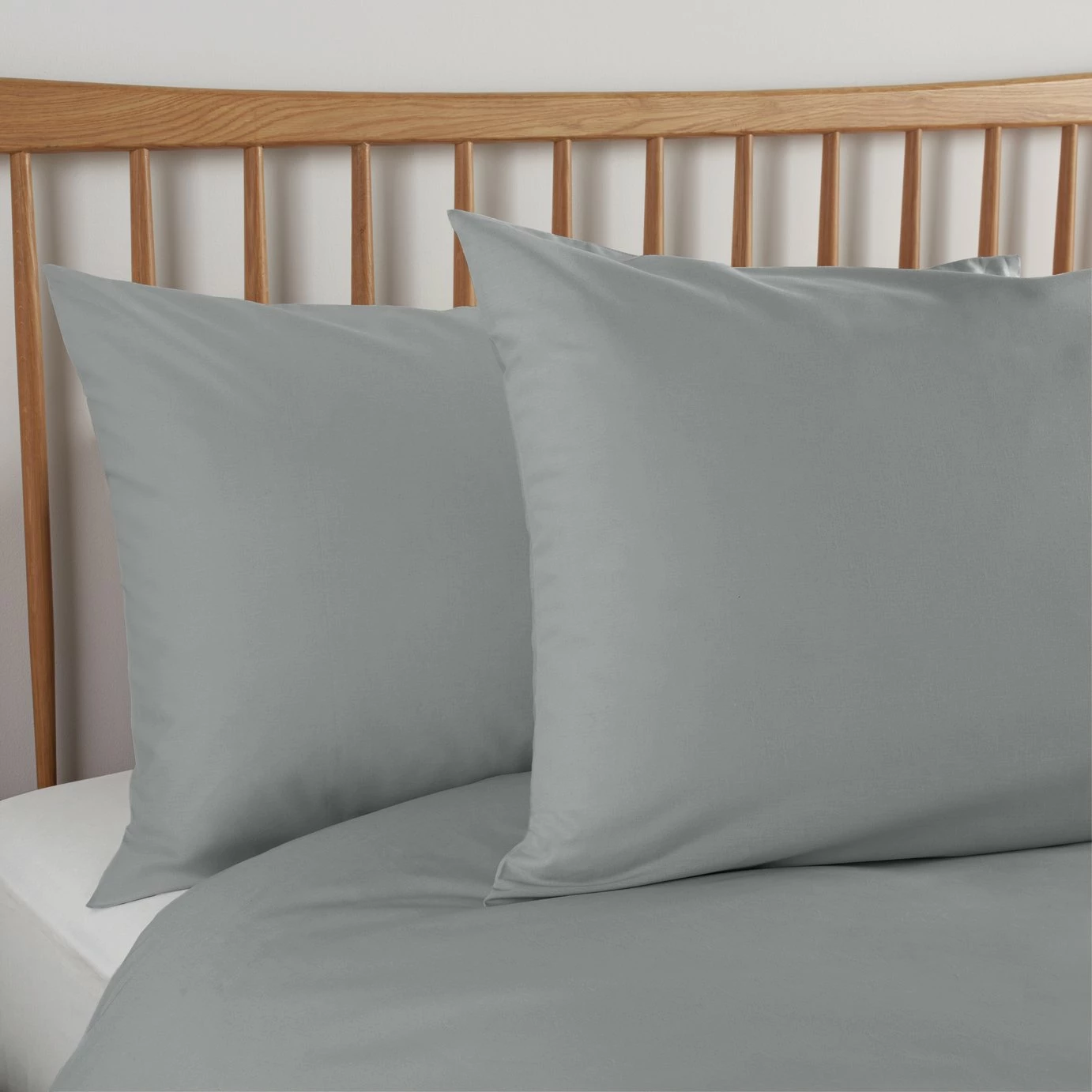 Habitat Cool Tencel Cotton Dove Grey Bedding Set - Single 4 Habitat Cool Tencel Cotton Dove Grey Bedding Set - Single - Image 4
