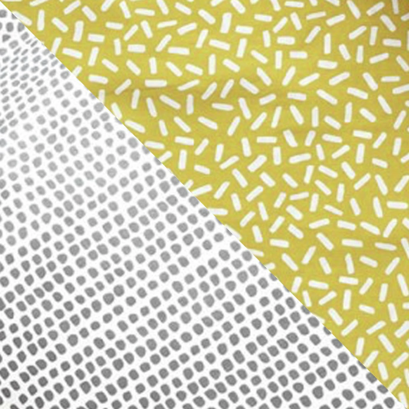 Habitat Betsy Yellow & White Reversible Bedding Set - Single 2 Habitat Betsy Yellow & White Reversible Bedding Set - Single - Image 2