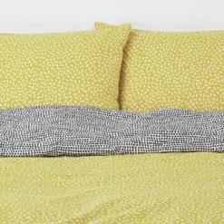 Habitat Betsy Yellow & White Reversible Bedding Set - Single 11 Habitat Betsy Yellow & White Reversible Bedding Set - Single -Habitat Sales Store 9378623 R Z005A
