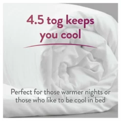 Slumberdown All Seasons 4.5 Tog Duvet - Single -Habitat Sales Store 9379048 R Z006A