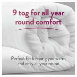 Slumberdown All Seasons 4.5 Tog Duvet - Single -Habitat Sales Store 9379048 R Z007A