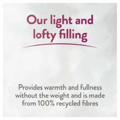 Slumberdown All Seasons 4.5 Tog Duvet - Single -Habitat Sales Store 9379048 R Z009A