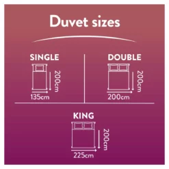 Slumberdown All Seasons 4.5 Tog Duvet - Single -Habitat Sales Store 9379048 R Z010A