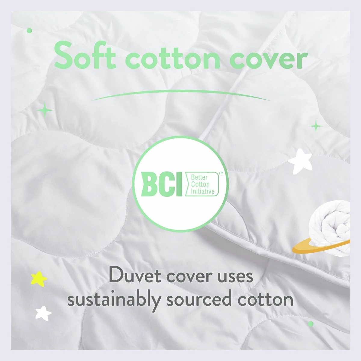 Slumberdown Anti Bacterial 4.5 Tog Kids Duvet - Single 3 Slumberdown Anti Bacterial 4.5 Tog Kids Duvet - Single - Image 3