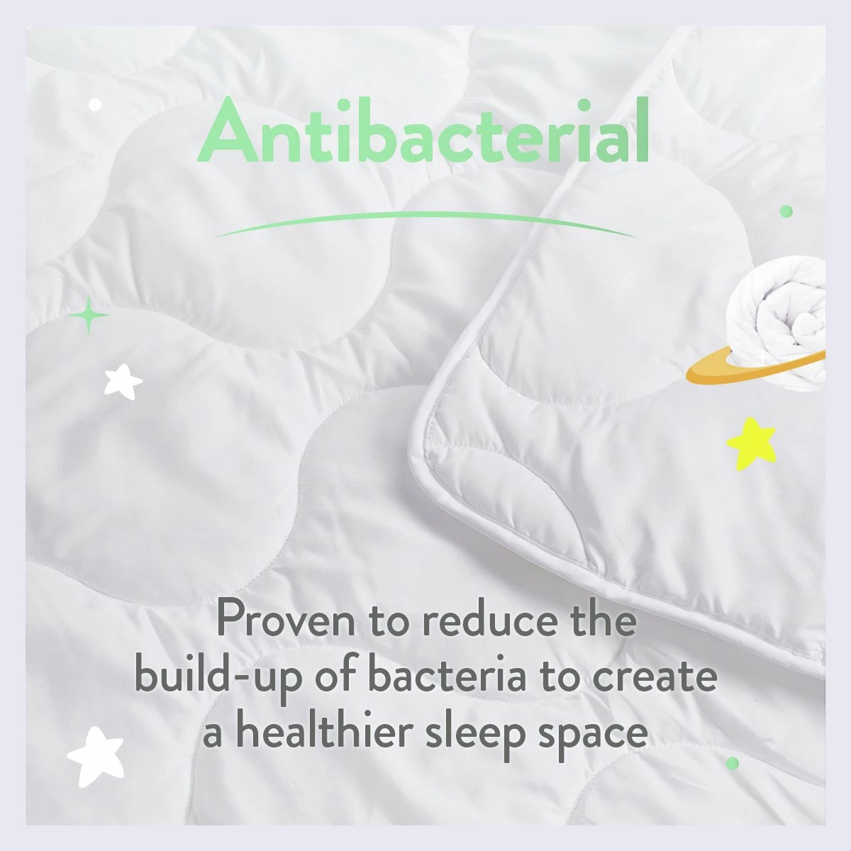 Slumberdown Anti Bacterial 4.5 Tog Kids Duvet - Single 7 Slumberdown Anti Bacterial 4.5 Tog Kids Duvet - Single - Image 7