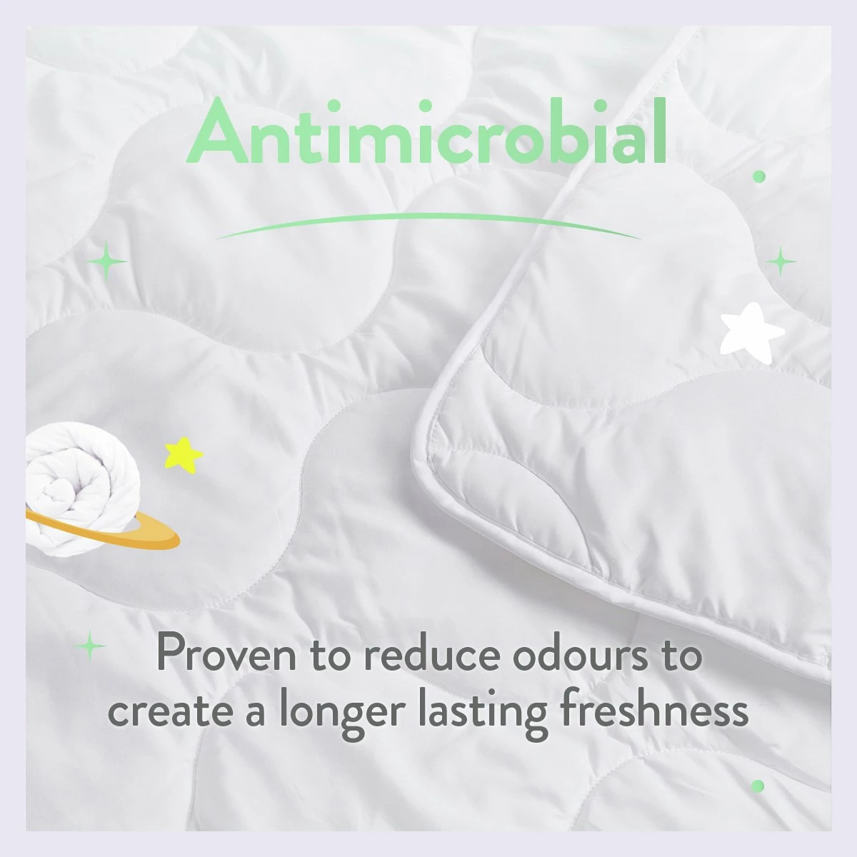 Slumberdown Anti Bacterial 4.5 Tog Kids Duvet - Single 8 Slumberdown Anti Bacterial 4.5 Tog Kids Duvet - Single - Image 8