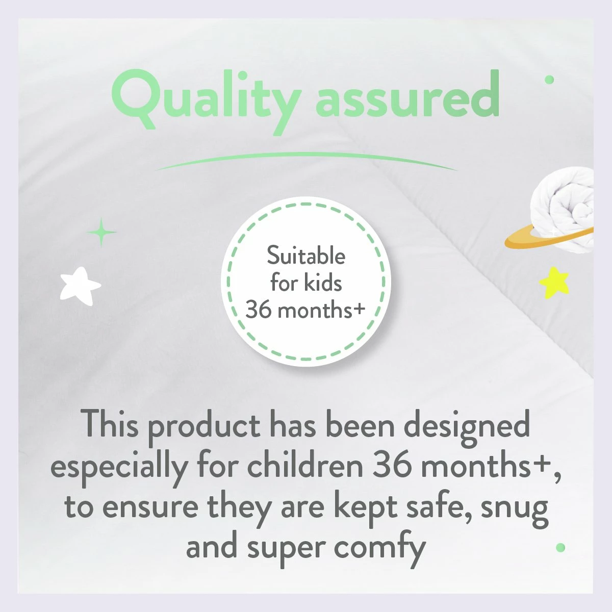 Slumberdown Anti Bacterial 4.5 Tog Kids Duvet - Single 15 Slumberdown Anti Bacterial 4.5 Tog Kids Duvet - Single - Image 15