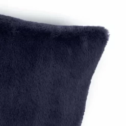 Habitat Plain Faux Fur Cushion - Navy - 43x43cm 9 Habitat Plain Faux Fur Cushion - Navy - 43x43cm -Habitat Sales Store 9393804 R Z005A