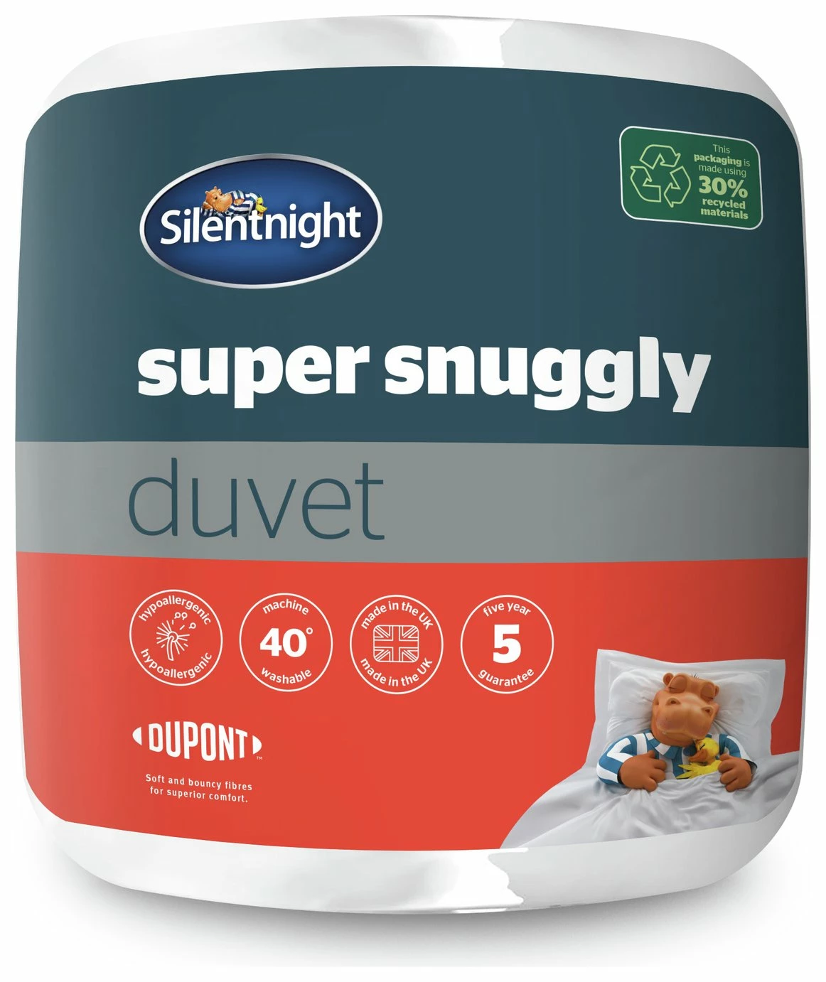 Silentnight Super Snuggly 13.5 Tog Duvet - Single 1 Silentnight Super Snuggly 13.5 Tog Duvet - Single