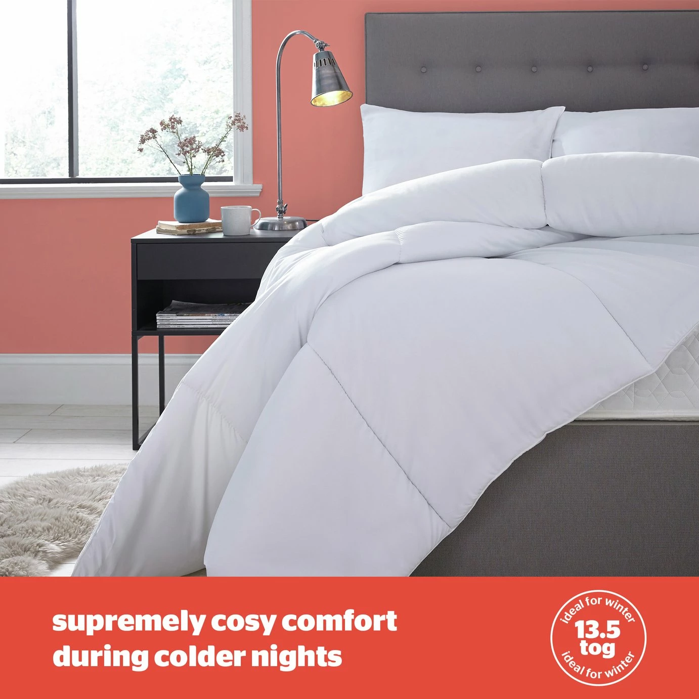 Silentnight Super Snuggly 13.5 Tog Duvet - Single 2 Silentnight Super Snuggly 13.5 Tog Duvet - Single - Image 2