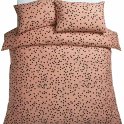 Habitat Cotton Dot Penny Pink & Black Bedding Set - Single -Habitat Sales Store 9401882 R Z002A