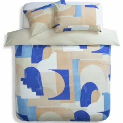 Habitat Geo Blue & Cream Bedding Set - Single 8 Habitat Geo Blue & Cream Bedding Set - Single -Habitat Sales Store 9441897 R Z002A