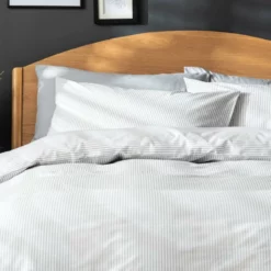 Habitat Stripe White & Grey Bedding Set - Single 10 Habitat Stripe White & Grey Bedding Set - Single -Habitat Sales Store 9507937 R Z004A
