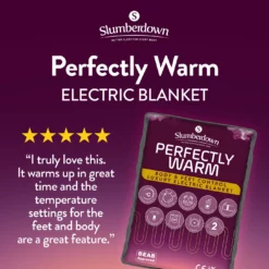 Slumberdown Perfectly Warm Luxury Electric Blanket-Double 17 Slumberdown Perfectly Warm Luxury Electric Blanket-Double -Habitat Sales Store 9519767 R Z002A